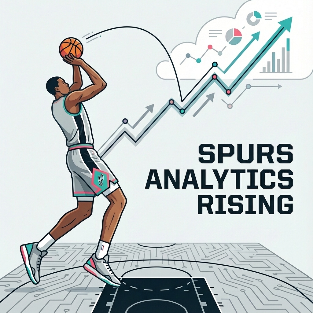 Victor Wembanyama rises for an above-the-break three